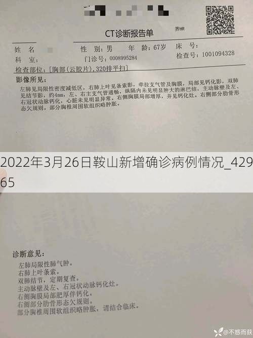 2022年3月26日鞍山新增确诊病例情况_42965