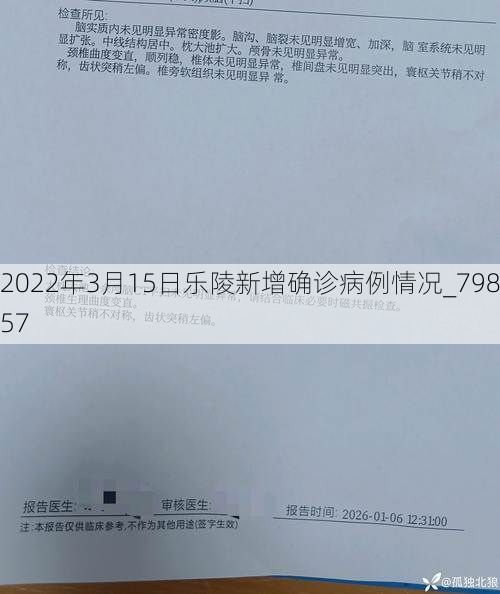2022年3月15日乐陵新增确诊病例情况_79857