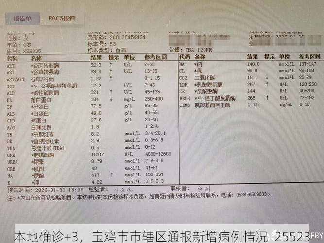 本地确诊+3，宝鸡市市辖区通报新增病例情况_25523