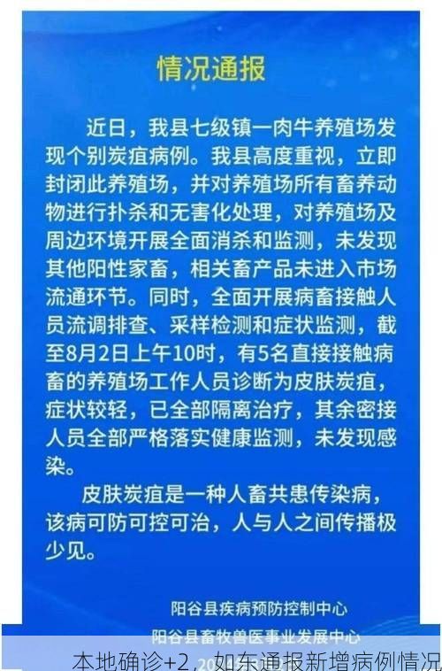 本地确诊+2,如东通报新增病例情况