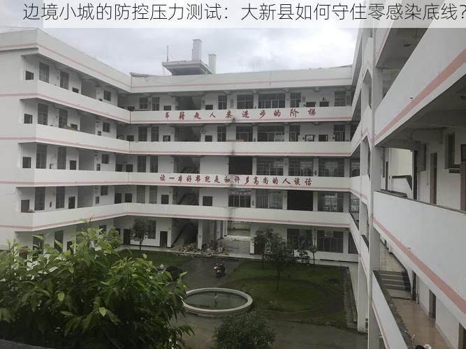 边境小城的防控压力测试:大新县如何守住零感染底线?