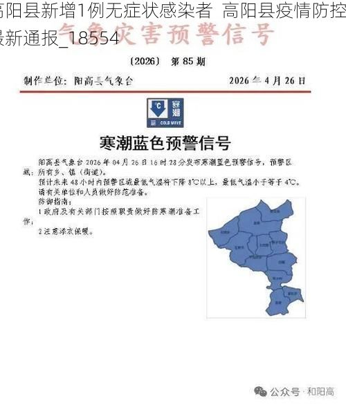 高阳县新增1例无症状感染者  高阳县疫情防控最新通报_18554