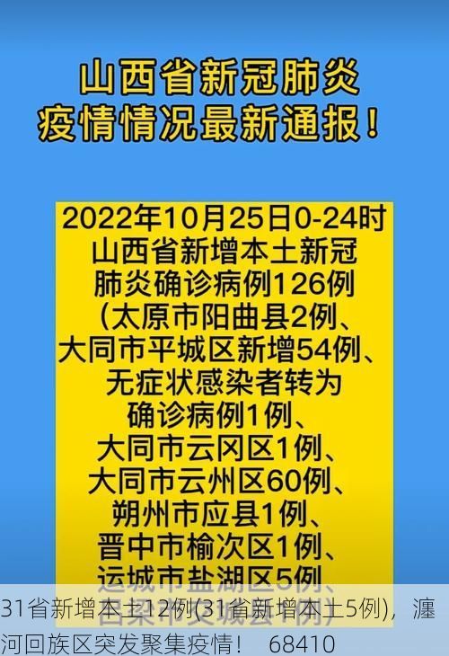 31省新增本土12例(31省新增本土5例)，瀍河回族区突发聚集疫情！_68410