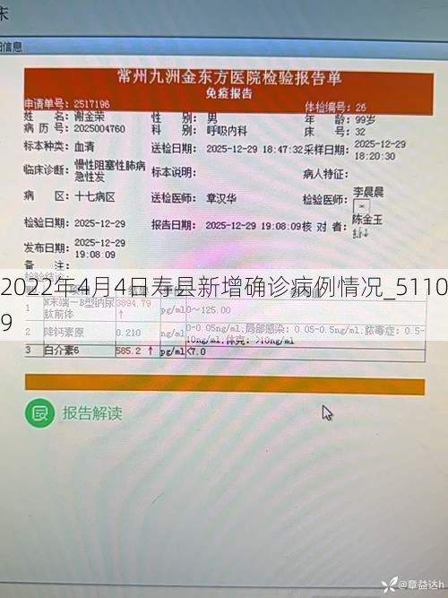 2022年4月4日寿县新增确诊病例情况_51109