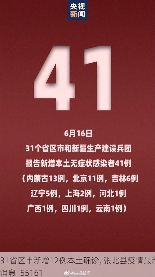 31省区市新增12例本土确诊, 张北县疫情最新消息_55161