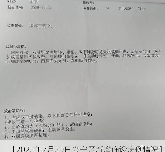 【2022年7月20日兴宁区新增确诊病例情况】