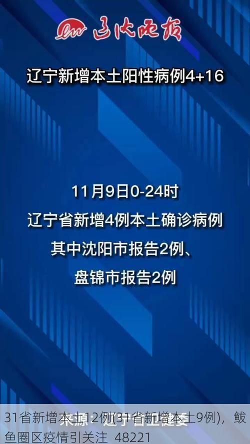 31省新增本土12例(31省新增本土9例)，鲅鱼圈区疫情引关注_48221