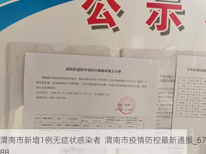 渭南市新增1例无症状感染者  渭南市疫情防控最新通报_6788
