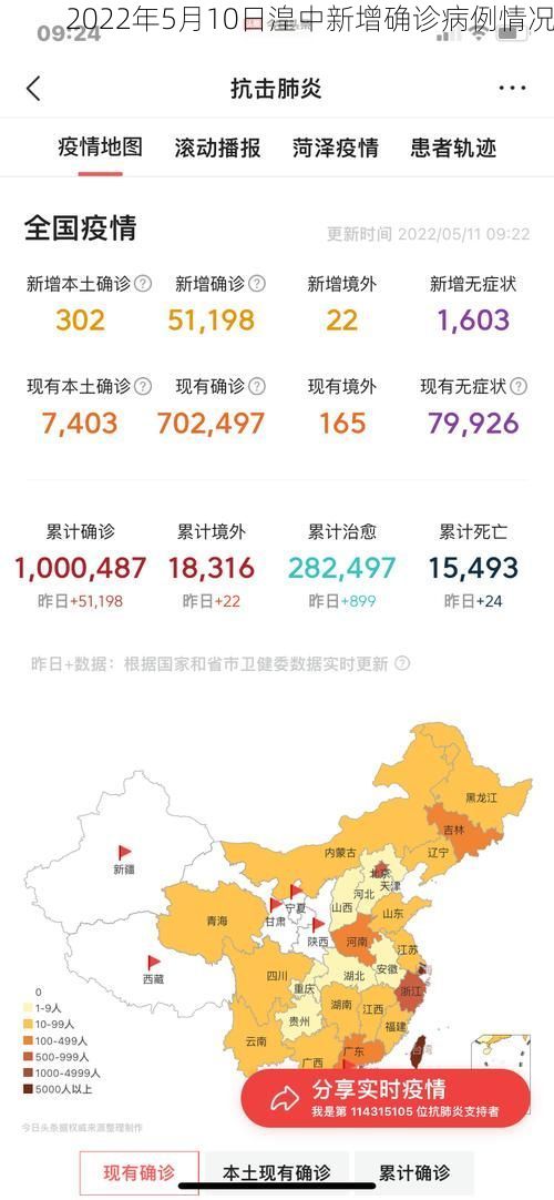 2022年5月10日湟中新增确诊病例情况