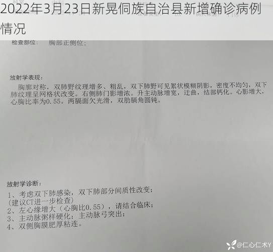 2022年3月23日新晃侗族自治县新增确诊病例情况