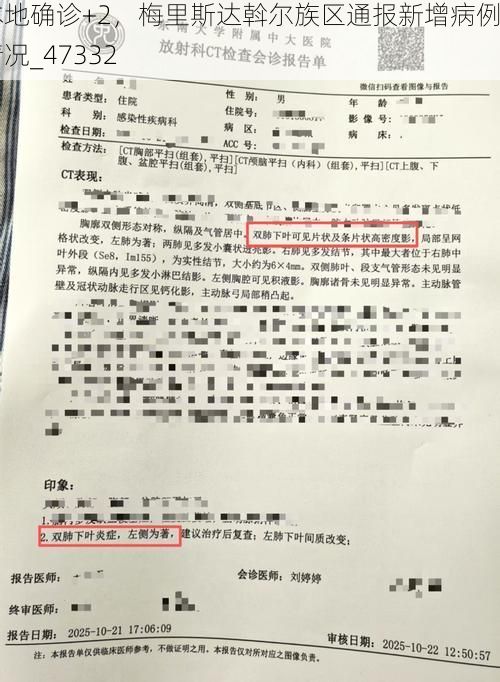 本地确诊+2,梅里斯达斡尔族区通报新增病例情况_47332