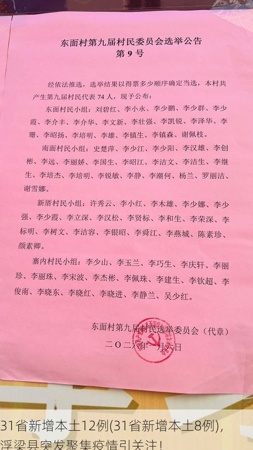 31省新增本土12例(31省新增本土8例)，浮梁县突发聚集疫情引关注！