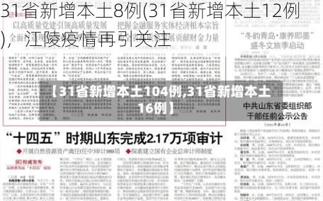 31省新增本土8例(31省新增本土12例)，江陵疫情再引关注