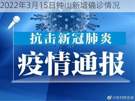 2022年3月15日钟山新增确诊情况