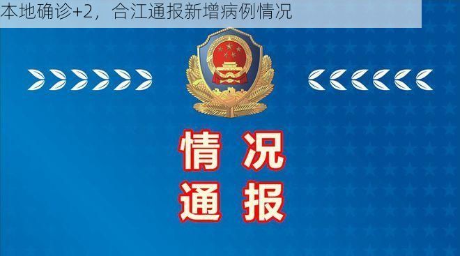 本地确诊+2，合江通报新增病例情况