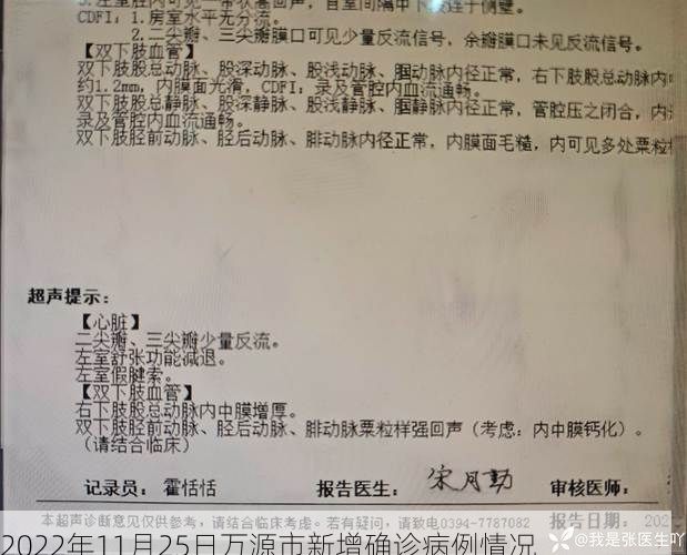 2022年11月25日万源市新增确诊病例情况