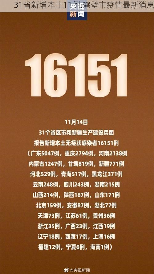 31省新增本土11例,鹤壁市疫情最新消息