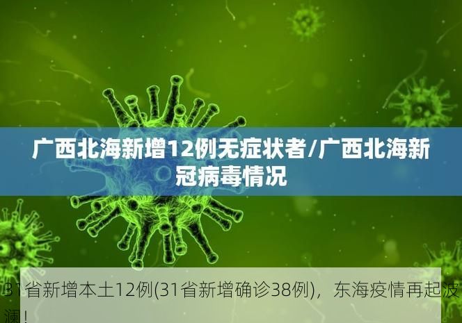 31省新增本土12例(31省新增确诊38例)，东海疫情再起波澜！