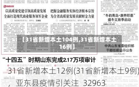 31省新增本土12例(31省新增本土9例)，亚东县疫情引关注_32963