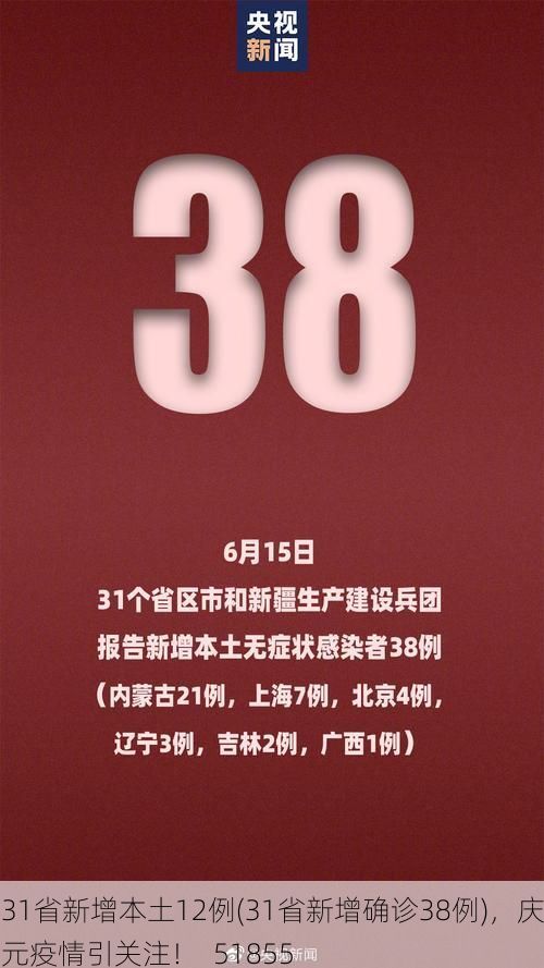 31省新增本土12例(31省新增确诊38例)，庆元疫情引关注！_51855