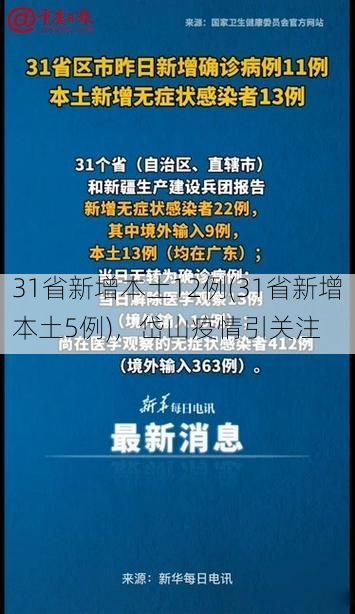 31省新增本土12例(31省新增本土5例)，岱山疫情引关注