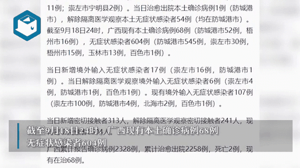 31省区市新增9例本土确诊，防城港疫情最新消息