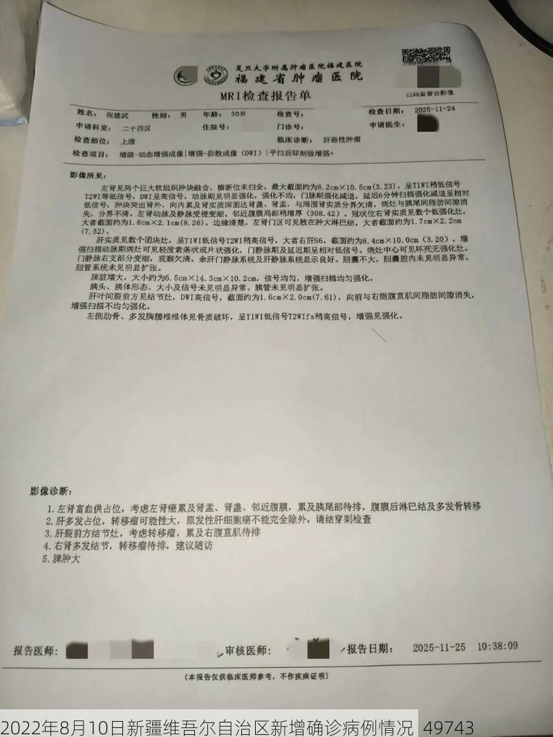 2022年8月10日新疆维吾尔自治区新增确诊病例情况_49743