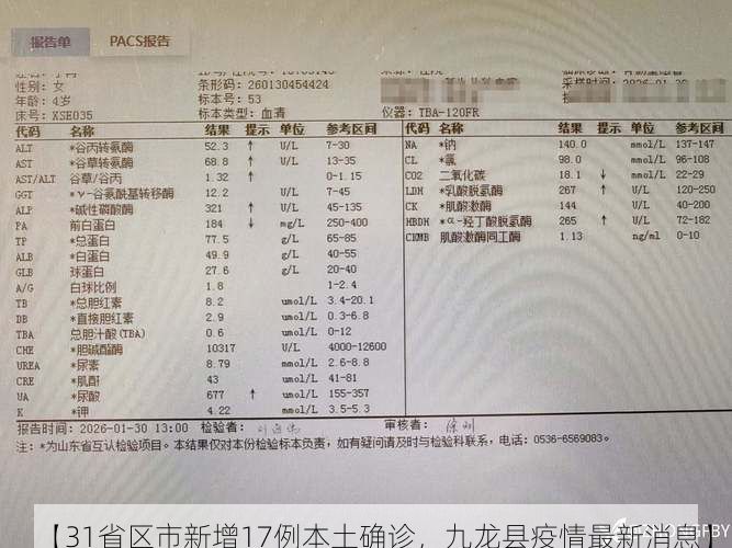 【31省区市新增17例本土确诊,九龙县疫情最新消息】