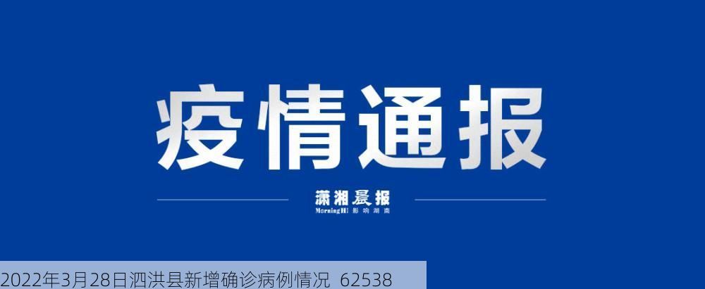2022年3月28日泗洪县新增确诊病例情况_62538