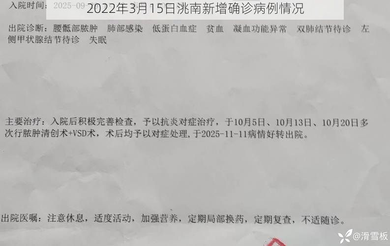 2022年3月15日洮南新增确诊病例情况