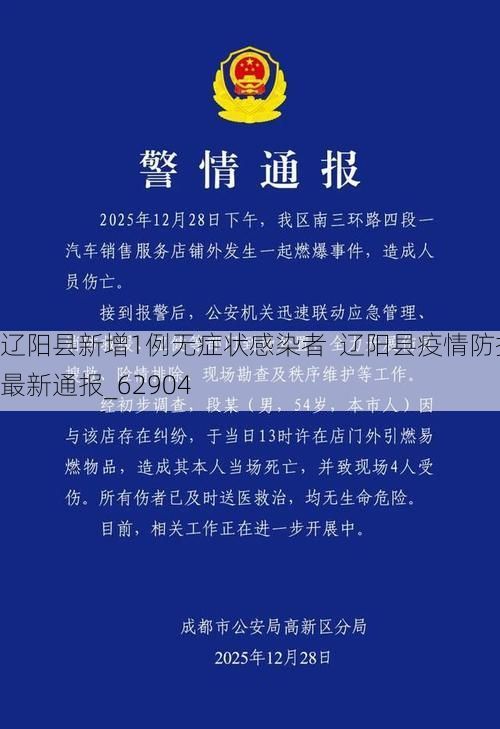 辽阳县新增1例无症状感染者 辽阳县疫情防控最新通报_62904