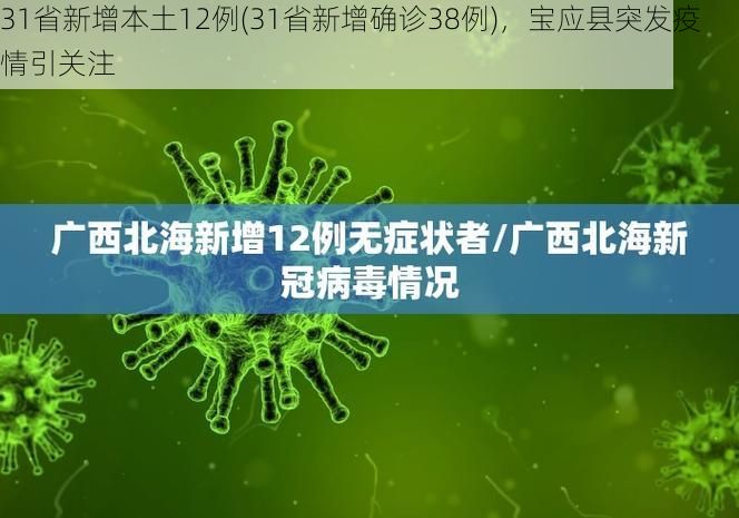 31省新增本土12例(31省新增确诊38例)，宝应县突发疫情引关注