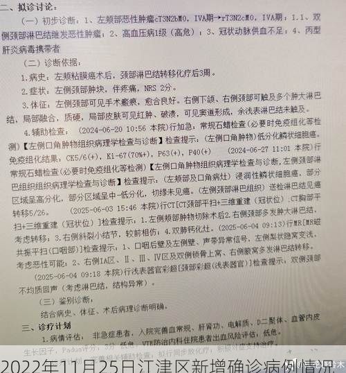 2022年11月25日江津区新增确诊病例情况