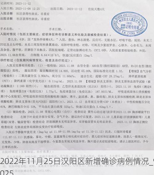 2022年11月25日汉阳区新增确诊病例情况_9025