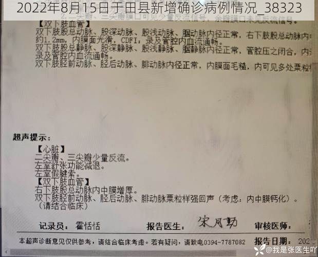 2022年8月15日于田县新增确诊病例情况_38323