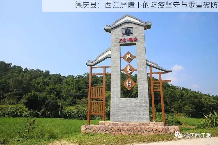 德庆县：西江屏障下的防疫坚守与零星破防