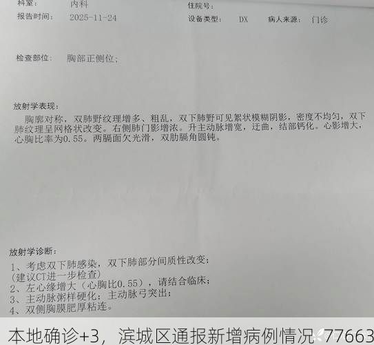 本地确诊+3,滨城区通报新增病例情况_77663