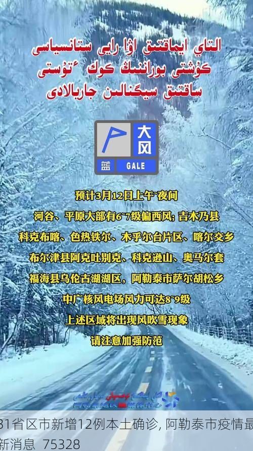 31省区市新增12例本土确诊, 阿勒泰市疫情最新消息_75328