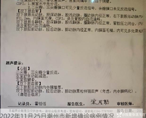 2022年11月25日潮州市新增确诊病例情况