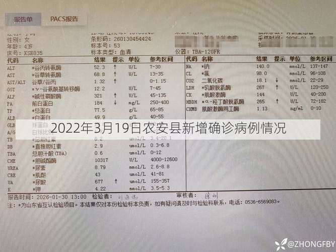 2022年3月19日农安县新增确诊病例情况