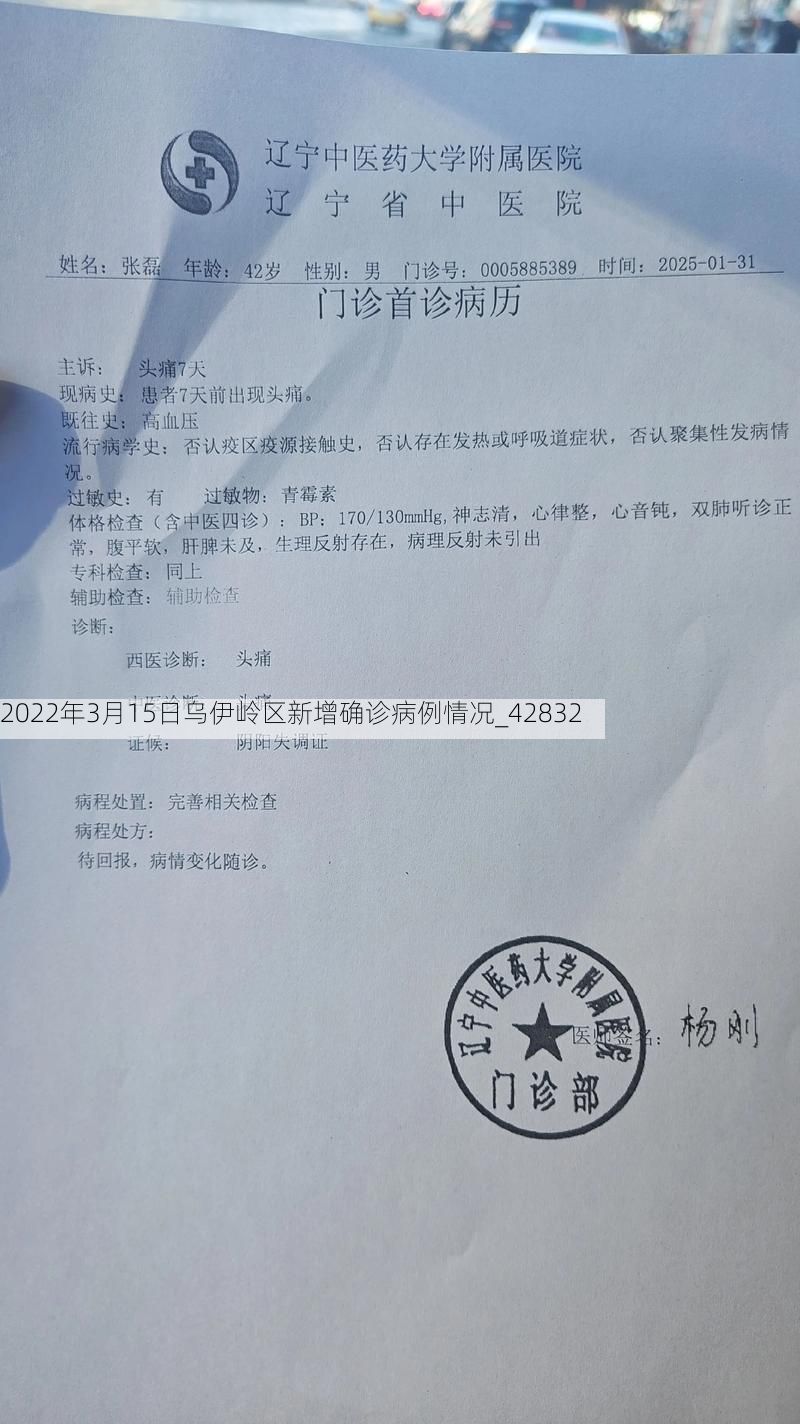 2022年3月15日乌伊岭区新增确诊病例情况_42832
