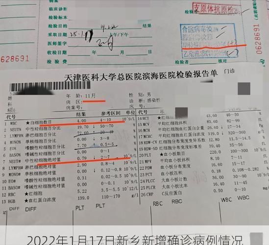 2022年1月17日新乡新增确诊病例情况