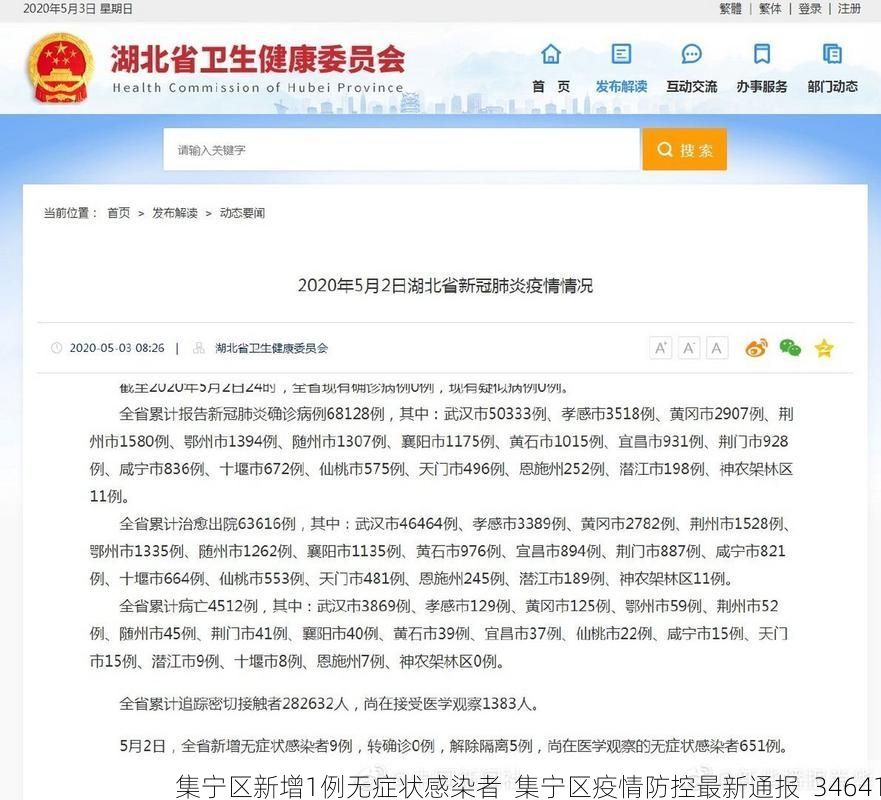 集宁区新增1例无症状感染者 集宁区疫情防控最新通报_34641