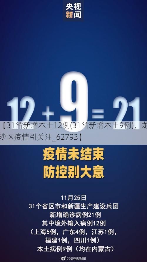 【31省新增本土12例(31省新增本土9例)，龙沙区疫情引关注_62793】