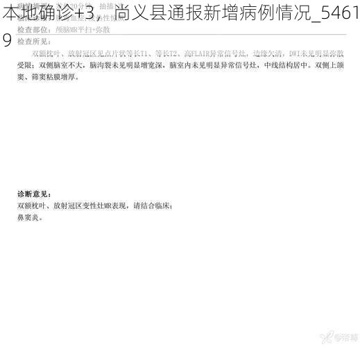 本地确诊+3,尚义县通报新增病例情况_54619