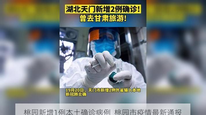 桃园新增1例本土确诊病例  桃园市疫情最新通报