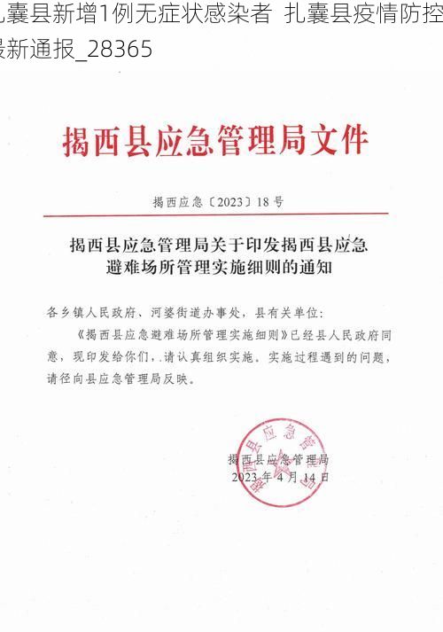 扎囊县新增1例无症状感染者  扎囊县疫情防控最新通报_28365