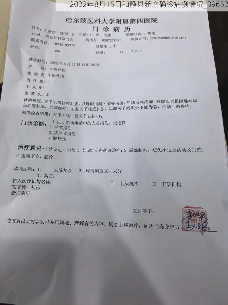 2022年8月15日和静县新增确诊病例情况_39652