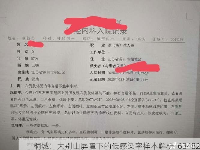 桐城：大别山屏障下的低感染率样本解析_63482