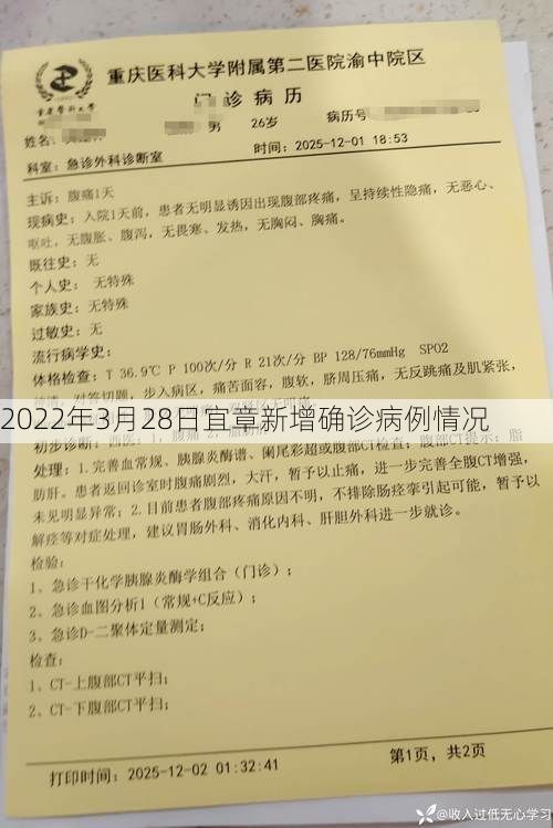 2022年3月28日宜章新增确诊病例情况